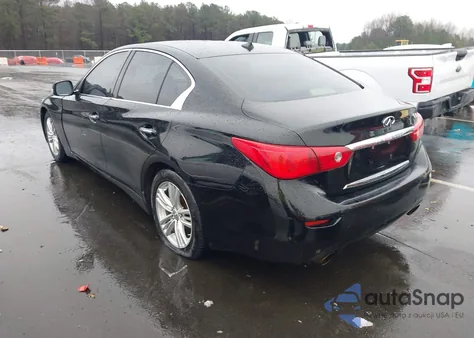 2014 Infiniti Q50 Premium из США, поврежденный, VIN JN1BV7AP3EM681580